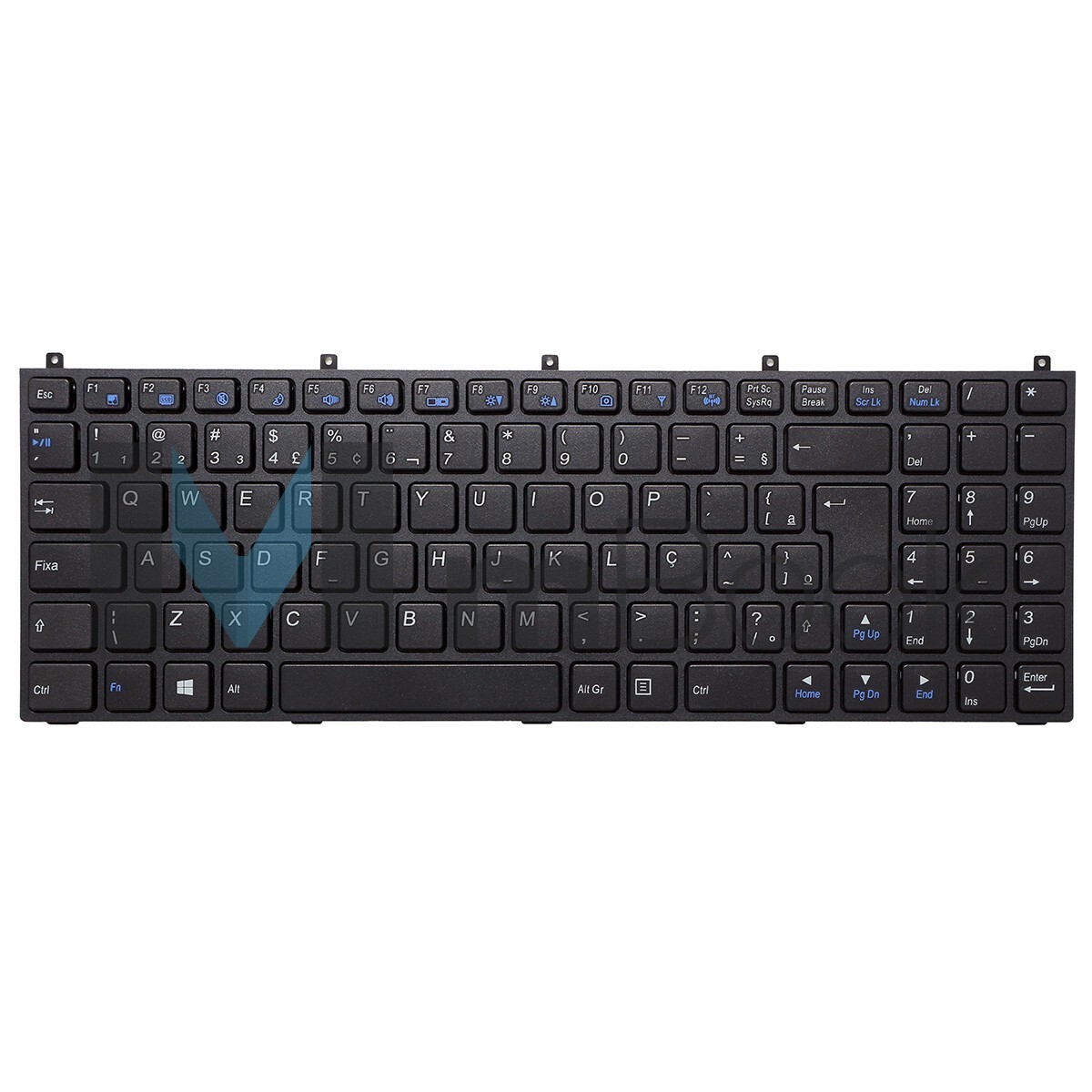 Teclado compatível com PN Mp-08j48pa-430 Com Moldura, 
