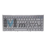 Teclado pra Sony Vaio compatível com PN 84500519 Frame Prata