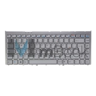 Teclado pra Sony Vaio compatível com PN 84500519 Frame Prata Teclado pra Sony Vaio compatível com PN 84500519 Frame Prata