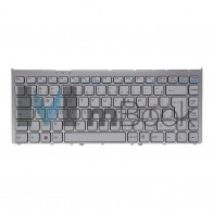 Teclado pra Sony Vaio VGN-FW140NW, VGN-FW398Y Frame Prata