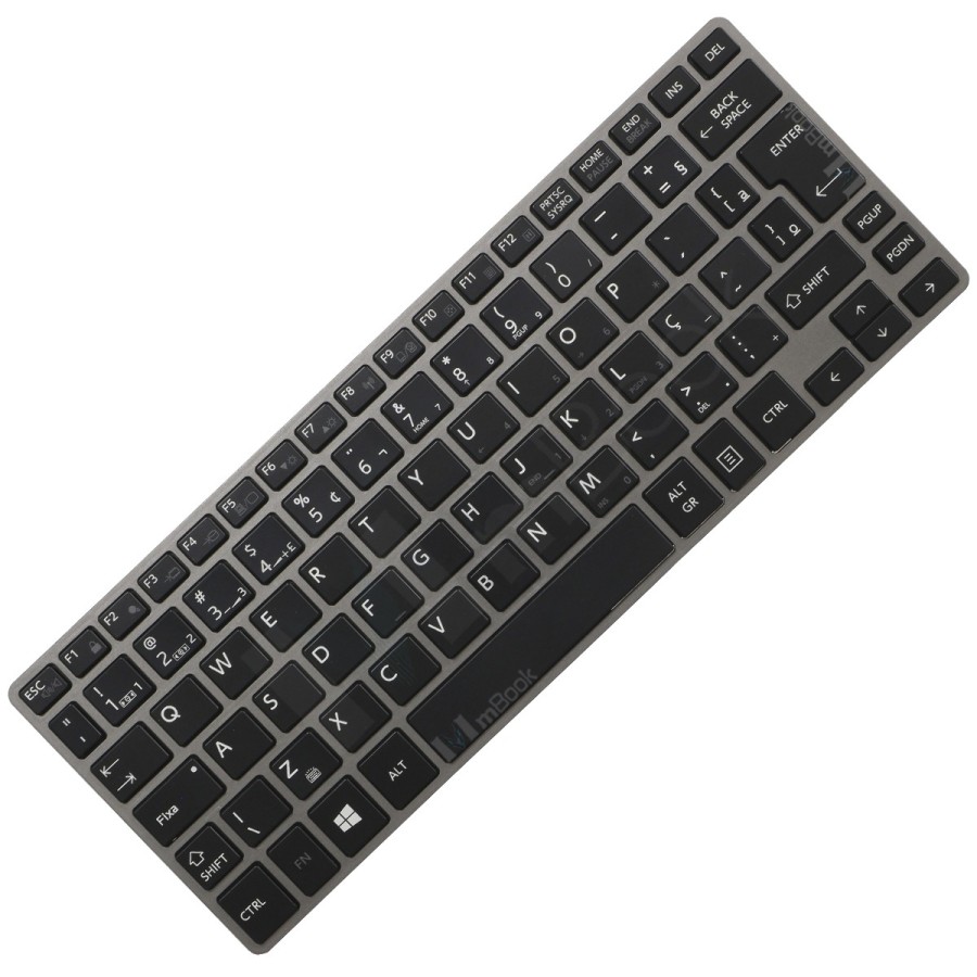 Teclado para Toshiba compatível com part number 9Z.NAJBN.001