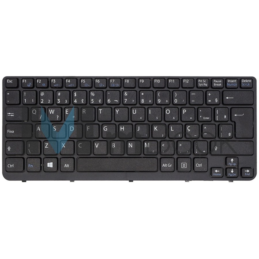 Teclado Sony Vaio Sve14113ebp 149183111BR Br Preto