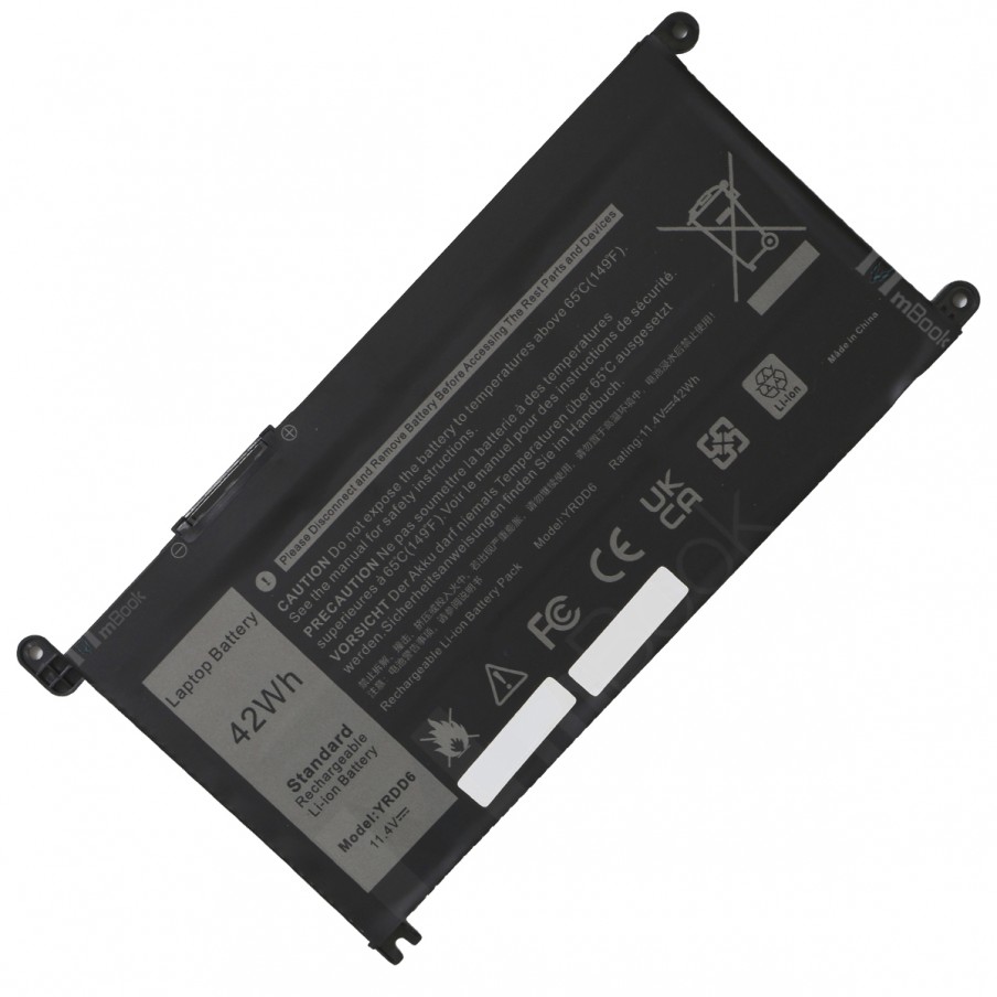 Bateria para Dell compatível com PN YRDD6