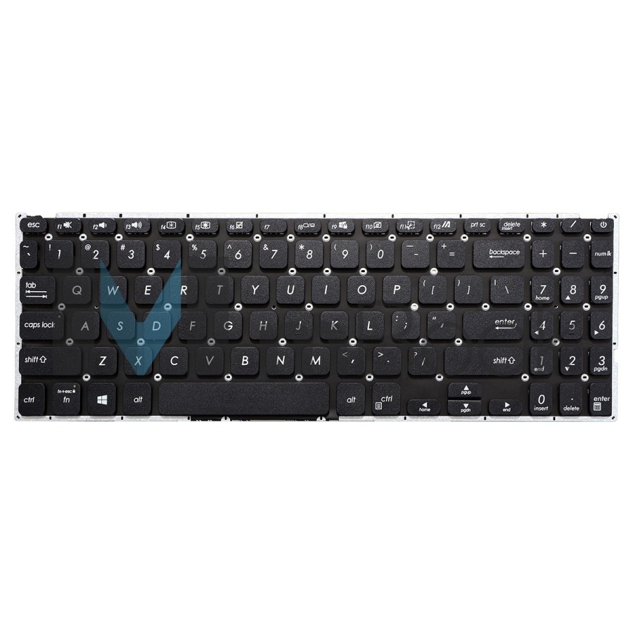 Teclado pra Asus M515 M515D Layout US Cor Preta