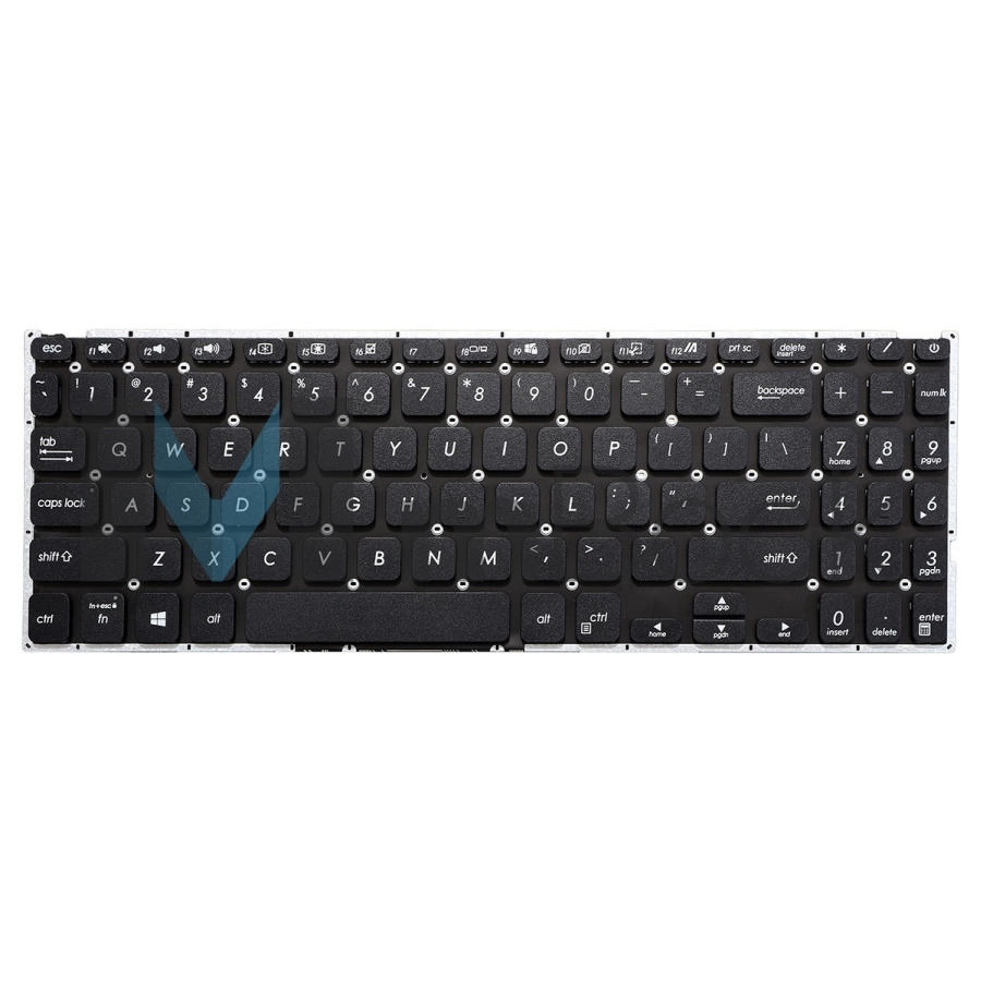 Teclado pra Asus M515 M515D Layout US Cor Preta