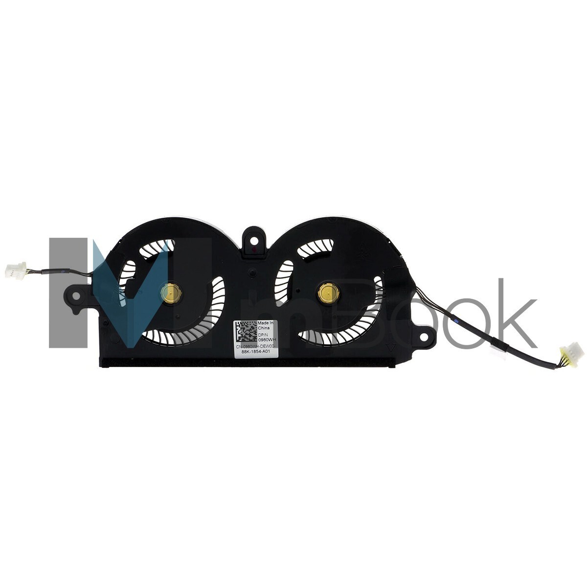 Cooler Fan Ventoinha para Dell XPS 13 9380 P82G002, 