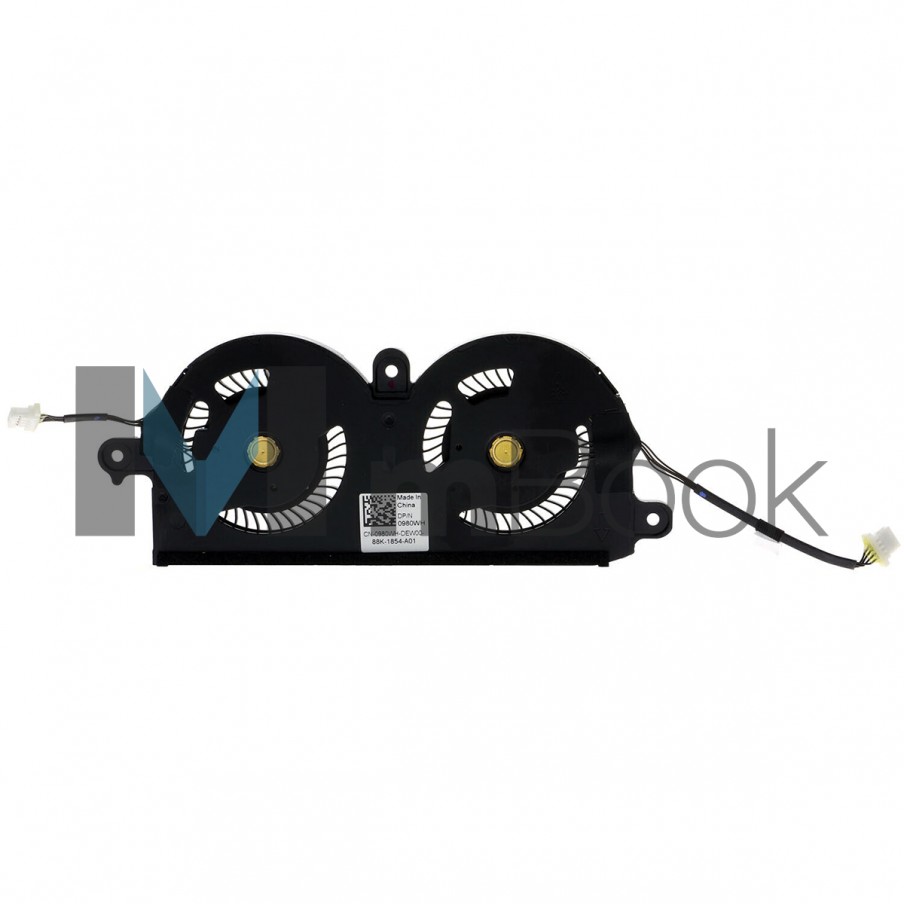 Cooler Fan Ventoinha para Dell compatível com PN 0980WH