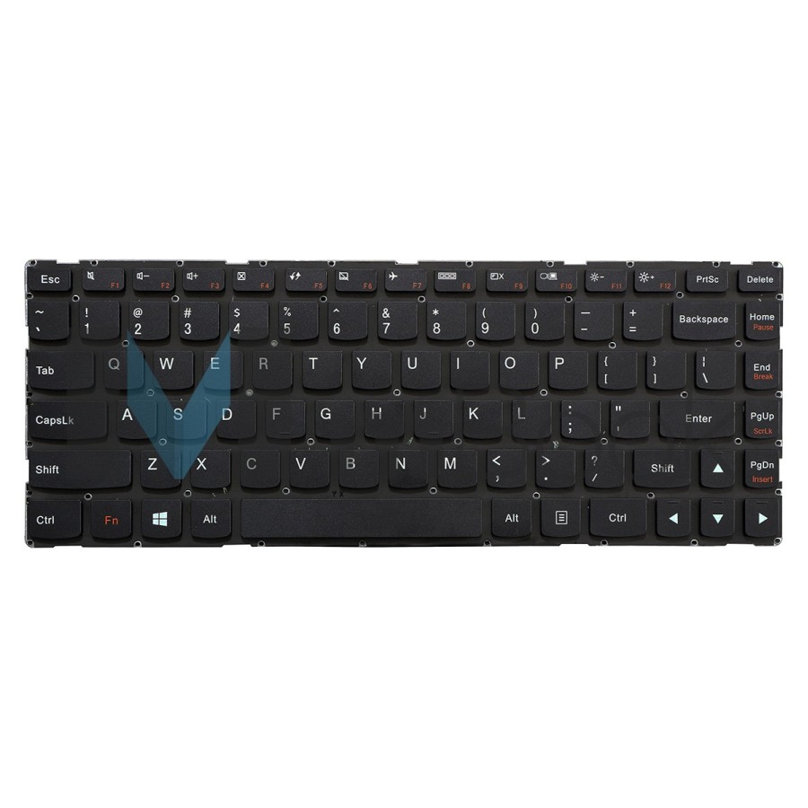 Teclado para Lenovo yoga 500-14acz Layout US