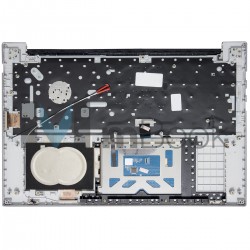 Teclado p/ Samsung compatível com NP550XCJ Com Restpad - Com pequena avaria (verificar imagens), 