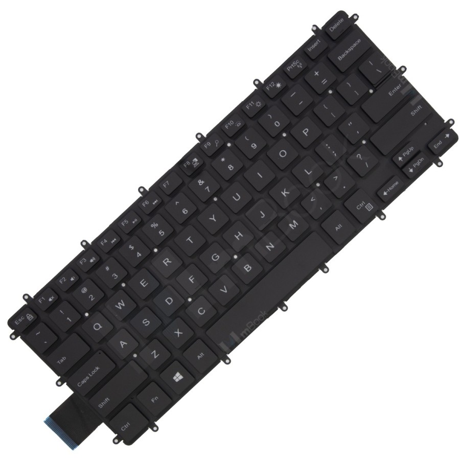 Teclado para Dell Inspiron 15 7570 US Com LED