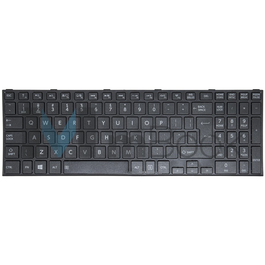 Teclado para Toshiba compatível com PN PK1315H1A00