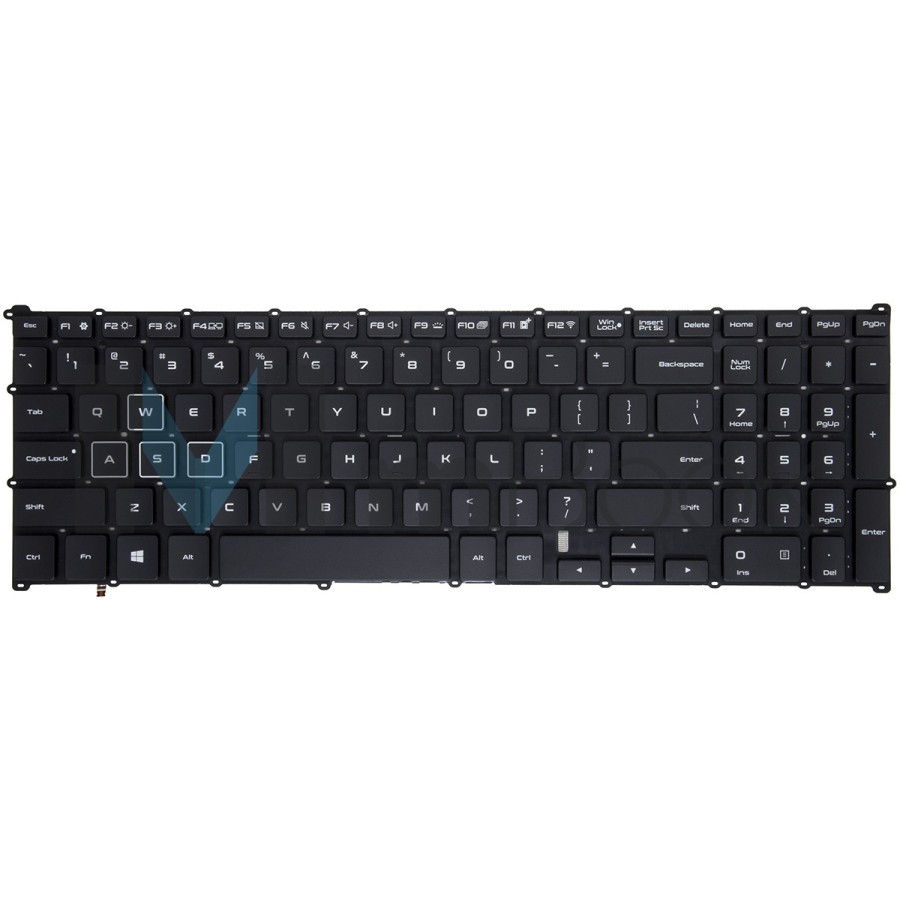 Teclado Para Samsung Odyssey Nt800g5w Np800g5m Layout US, 