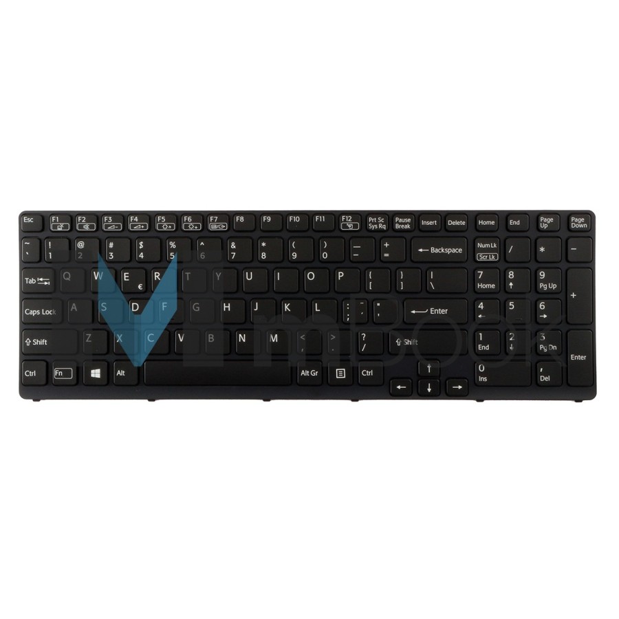 Teclado para Sony Vaio compatível com PN 90.4xw07.s1a