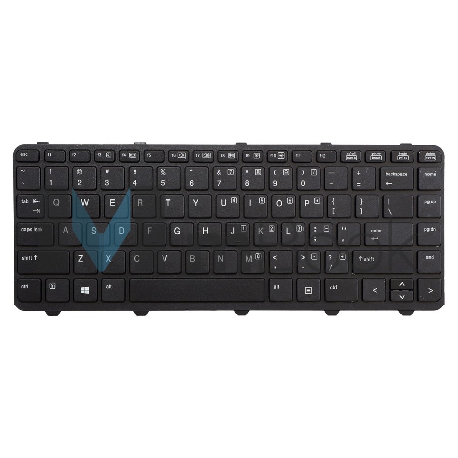 Teclado para HP Probook 645 G1 Versão 2 - Flat do Kb p/ Cima, 