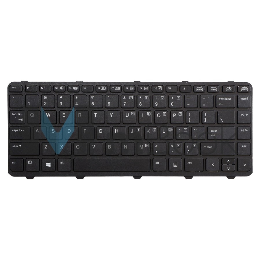 Teclado para HP Probook 645 G1 Versão 2 - Flat do Kb p/ Cima, 