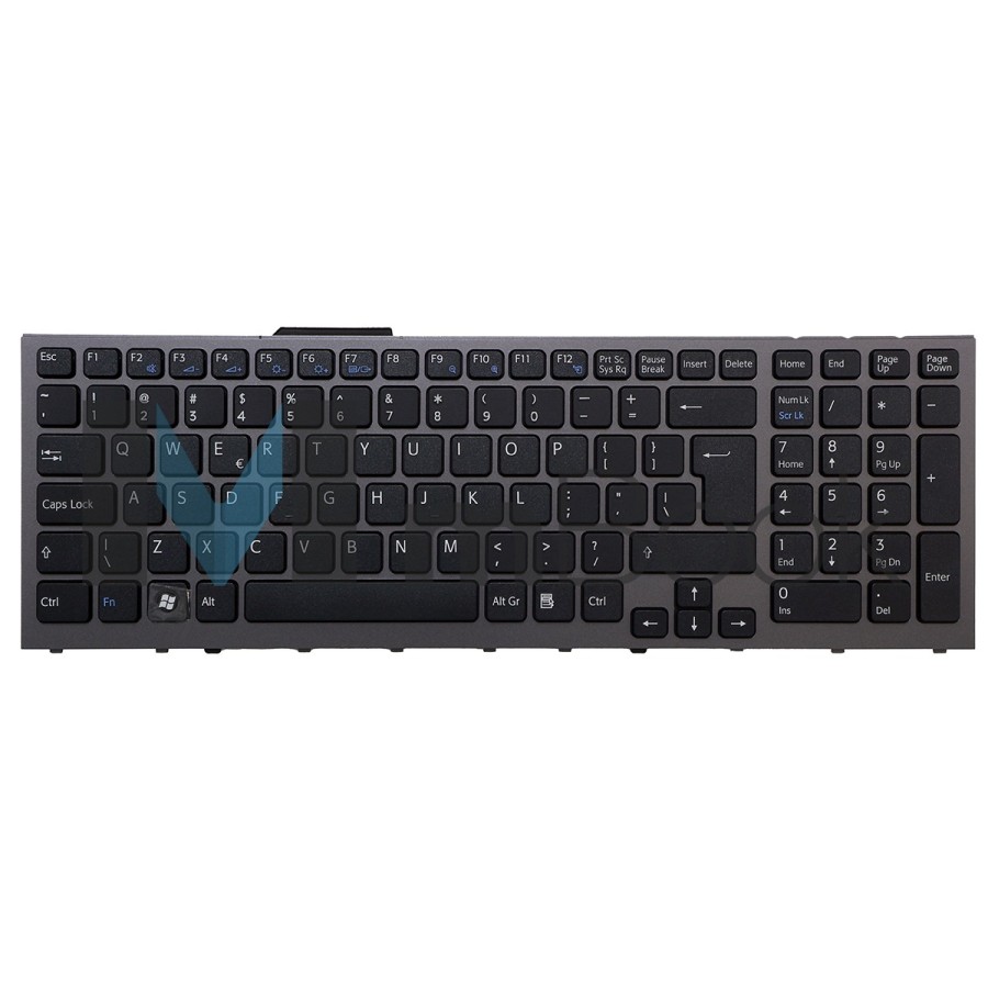 Teclado Sony Vpc-f1 Series Vpc-f136fm Layout Us Com Moldura