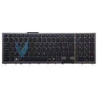 Teclado Sony Vpc-f1 Series Vpc-f136fm Layout Us Com Moldura