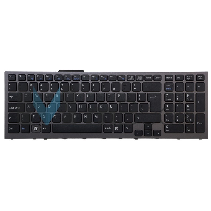 Teclado Sony Vpc-f1 Series Vpc-f136fm Layout Us Com Moldura