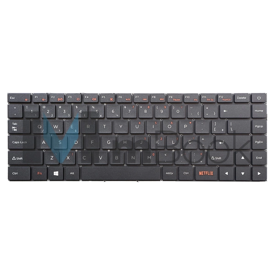 Teclado pra Positivo Motion C4500ci Com Botão Netflix