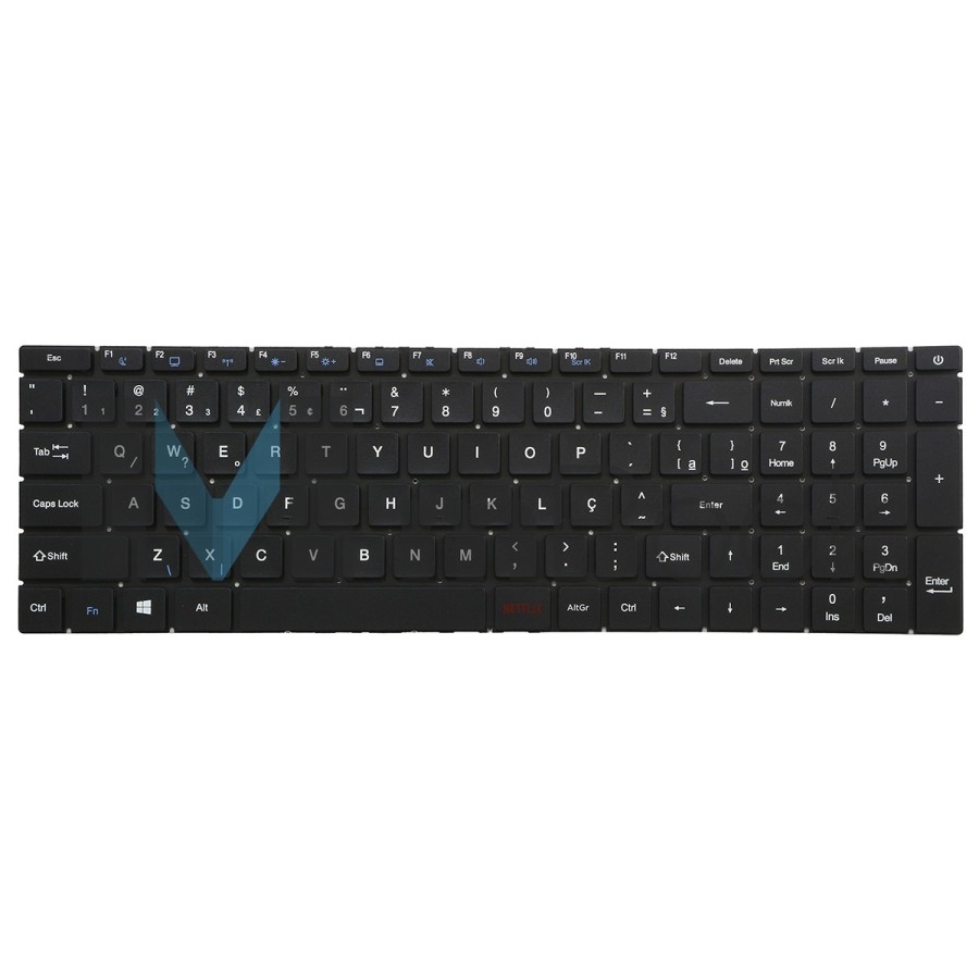 Teclado para Notebook Compatível com PN PRIDE-K3946