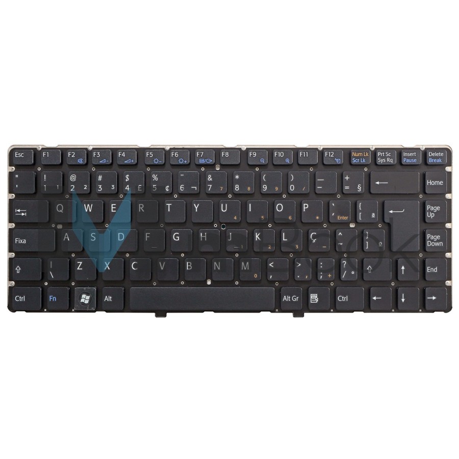Teclado para Sony compatível com PN 148738621 Shift pequeno