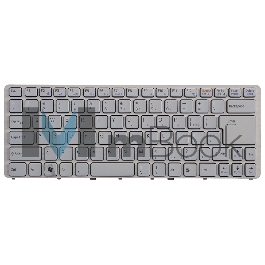 Teclado P/ Sony Vaio 148738061 148738091 Branco