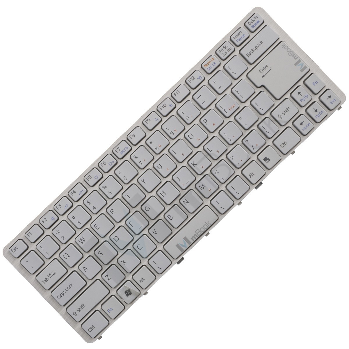 Teclado P/ Sony Vaio Pcg7171m Pcg-7171m Branco Teclado P/ Sony Vaio Pcg7171m Pcg-7171m Branco