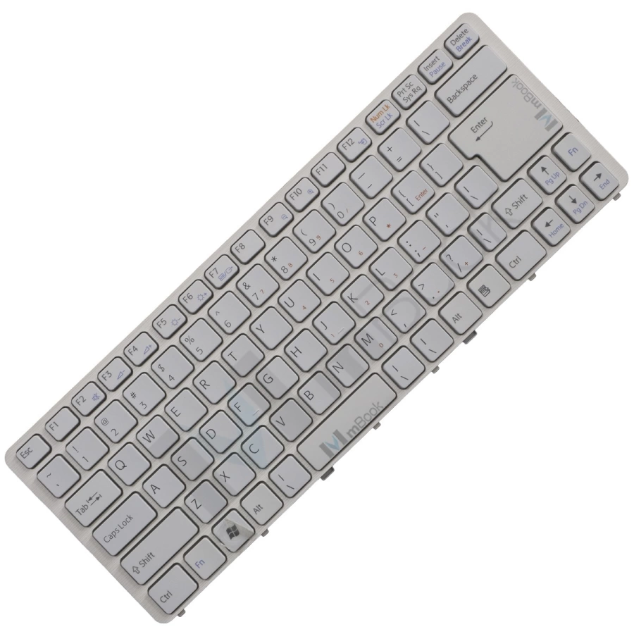 Teclado P/ Sony Vaio Vgnnw21mf/p Vgn-nw21mf/p Branco