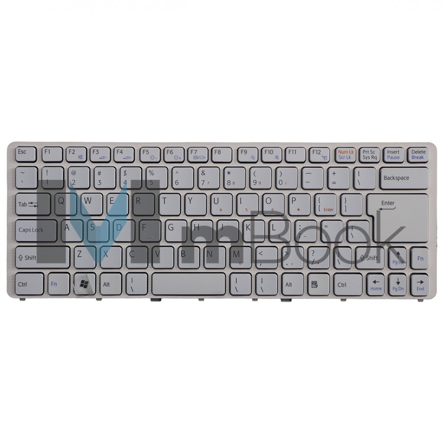 Teclado P/ Sony Vaio Vgnnw21mf/w Vgn-nw21mf/w Branco