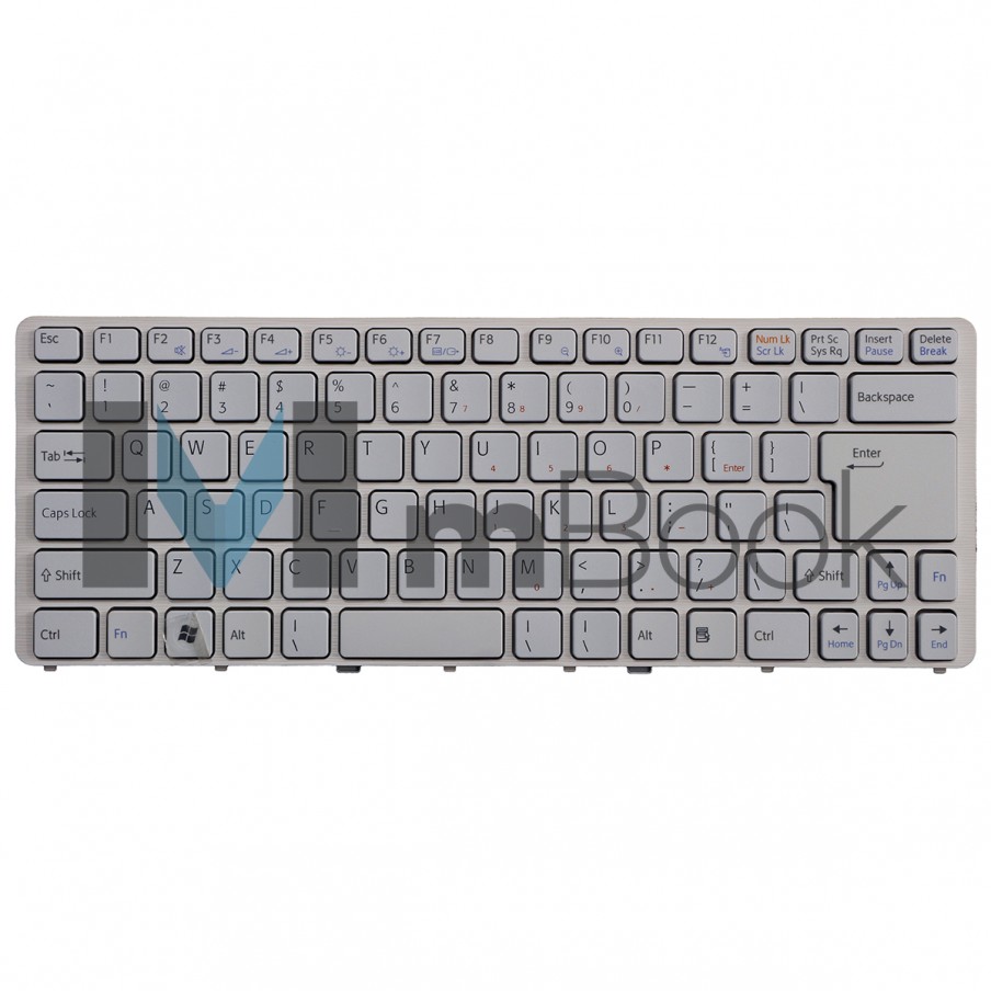 Teclado P/ Sony Vaio Vgnnw310f/s Vgn-nw310f/s Branco