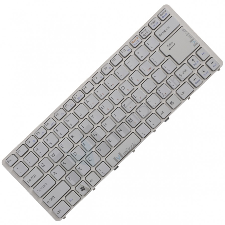 Teclado P/ Sony Vaio Vgnnw31jf Vgn-nw31jf Branco