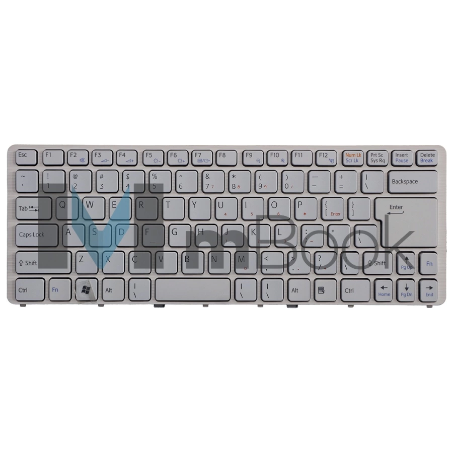 Teclado P/ Sony Vaio Vgnnw31jf Vgn-nw31jf Branco