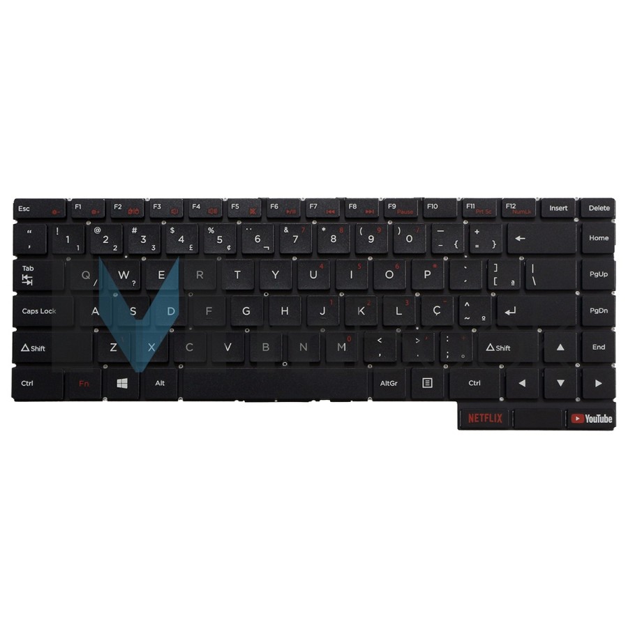 Teclado para Positivo Motion I34128b Scdy-315-18-1 Br