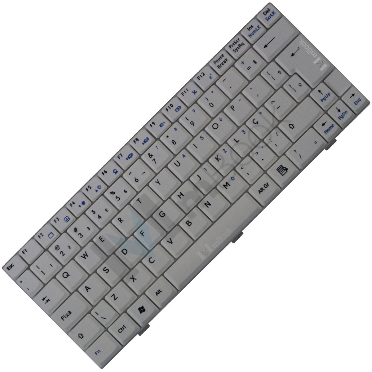 Teclado Positivo Mobo 1000 Branco Br V022322ak3 Novo + Nota