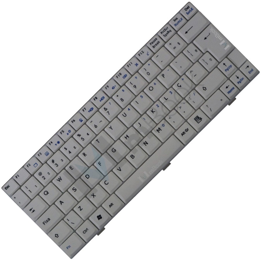 Teclado Msi Wind U90 U100 U110 U115 U120 Branco