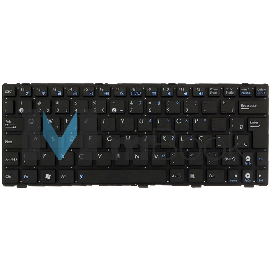 Teclado Asus EEEPc 0KNA-1L3US031029D030114 0KNA-212US03