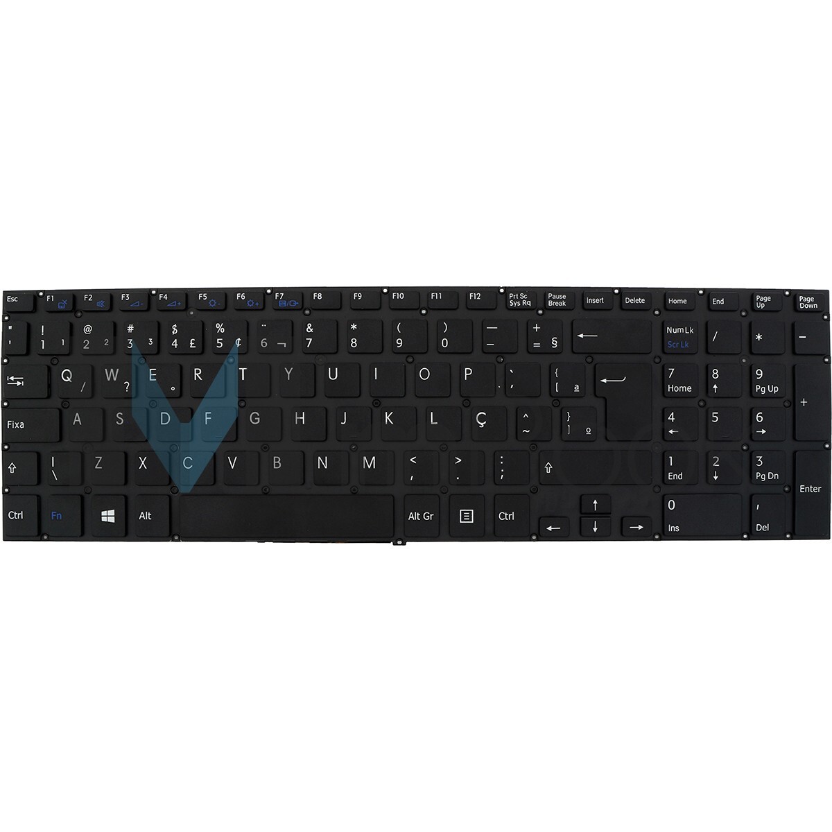 Teclado Sony Vaio SVF1521GCXB SVF1532DCXB Preto Shift Grande, 