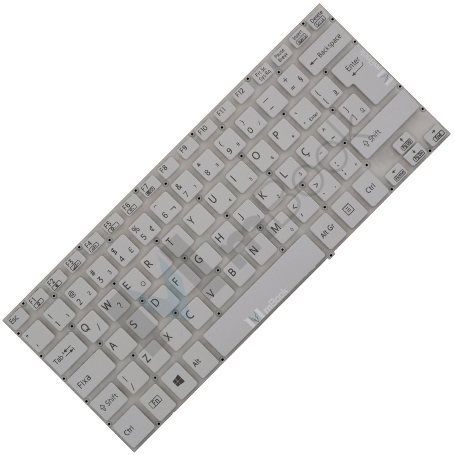 Teclado Sony Vaio Svf1421acxw Svf1421bpxb Branco