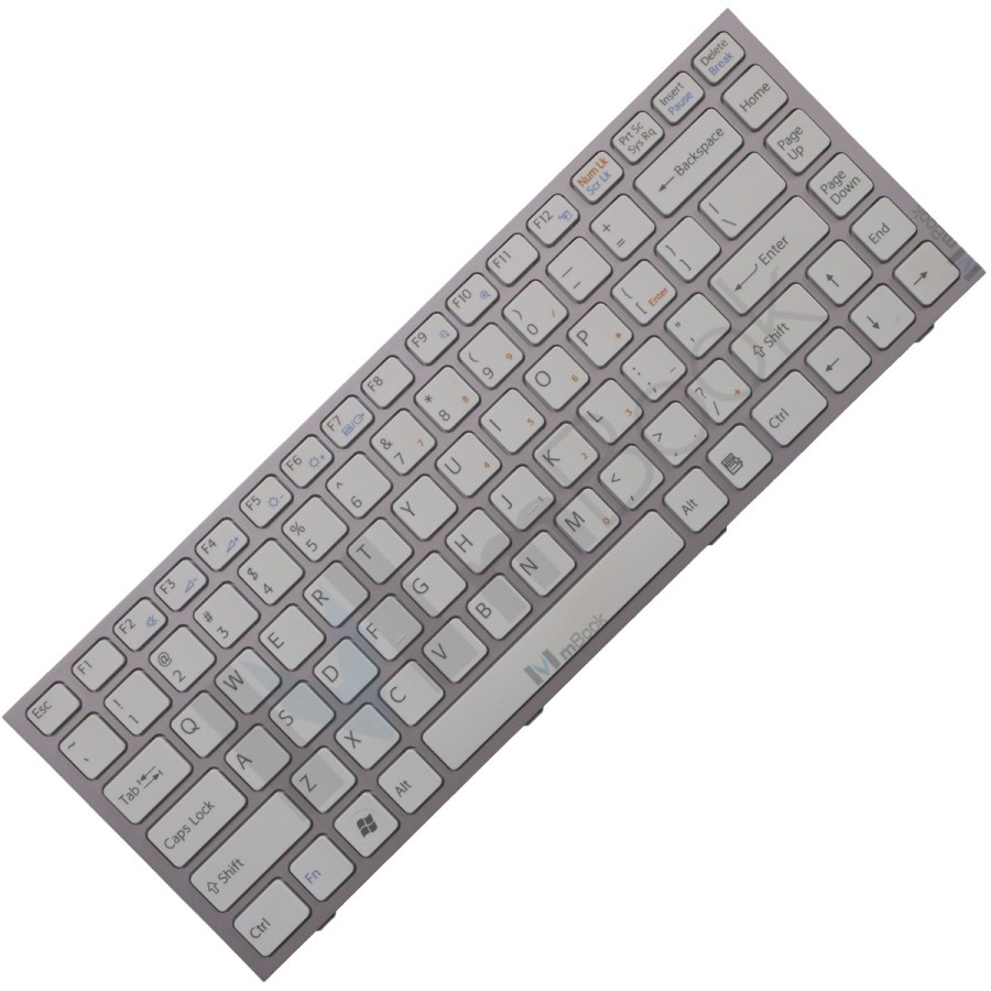 Teclado pra Sony Vaio PCG-51513L, VPC-S135GX/Z Branco