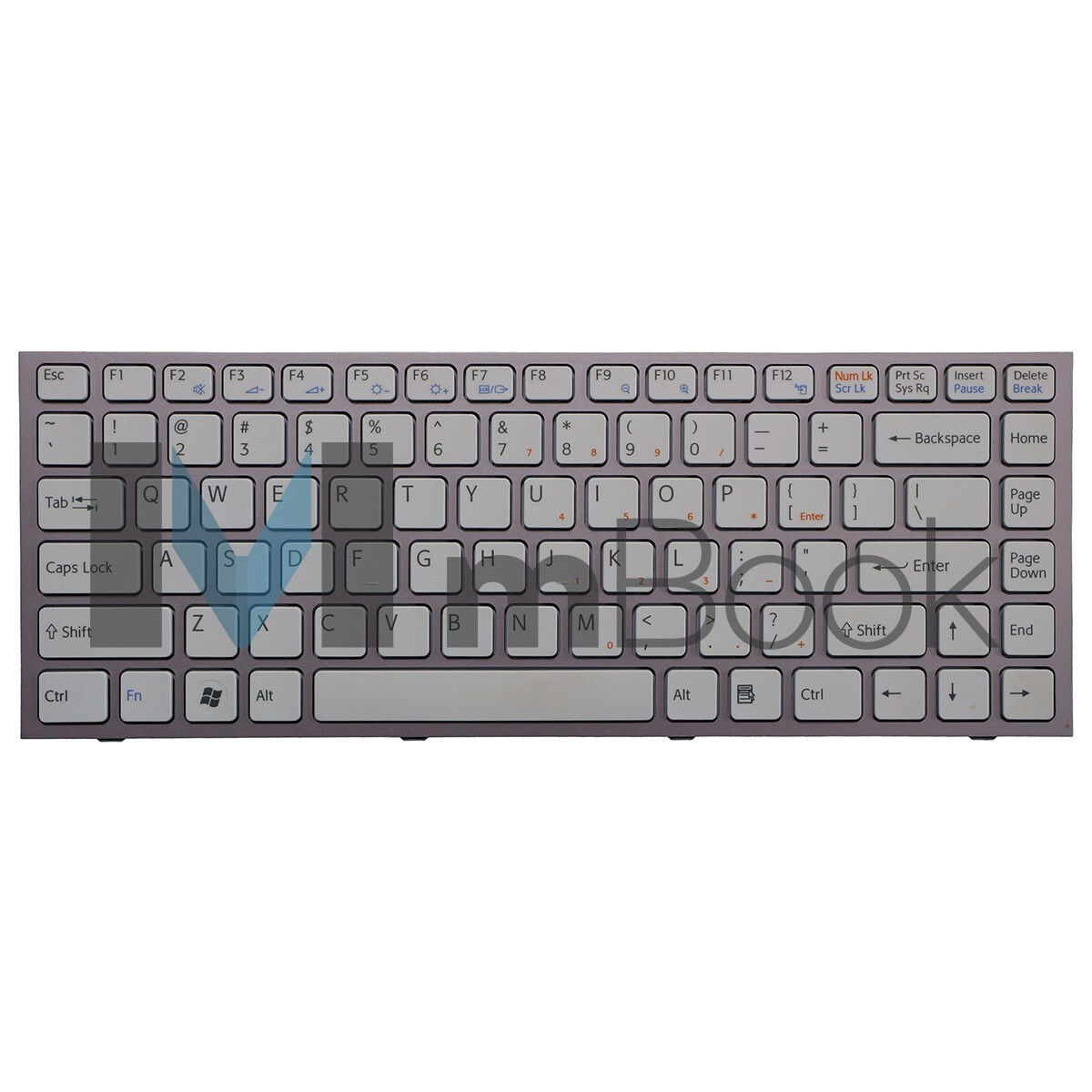 Teclado pra Sony Vaio VPC-S132FX/B , VPC-S132FX/S Branco, 