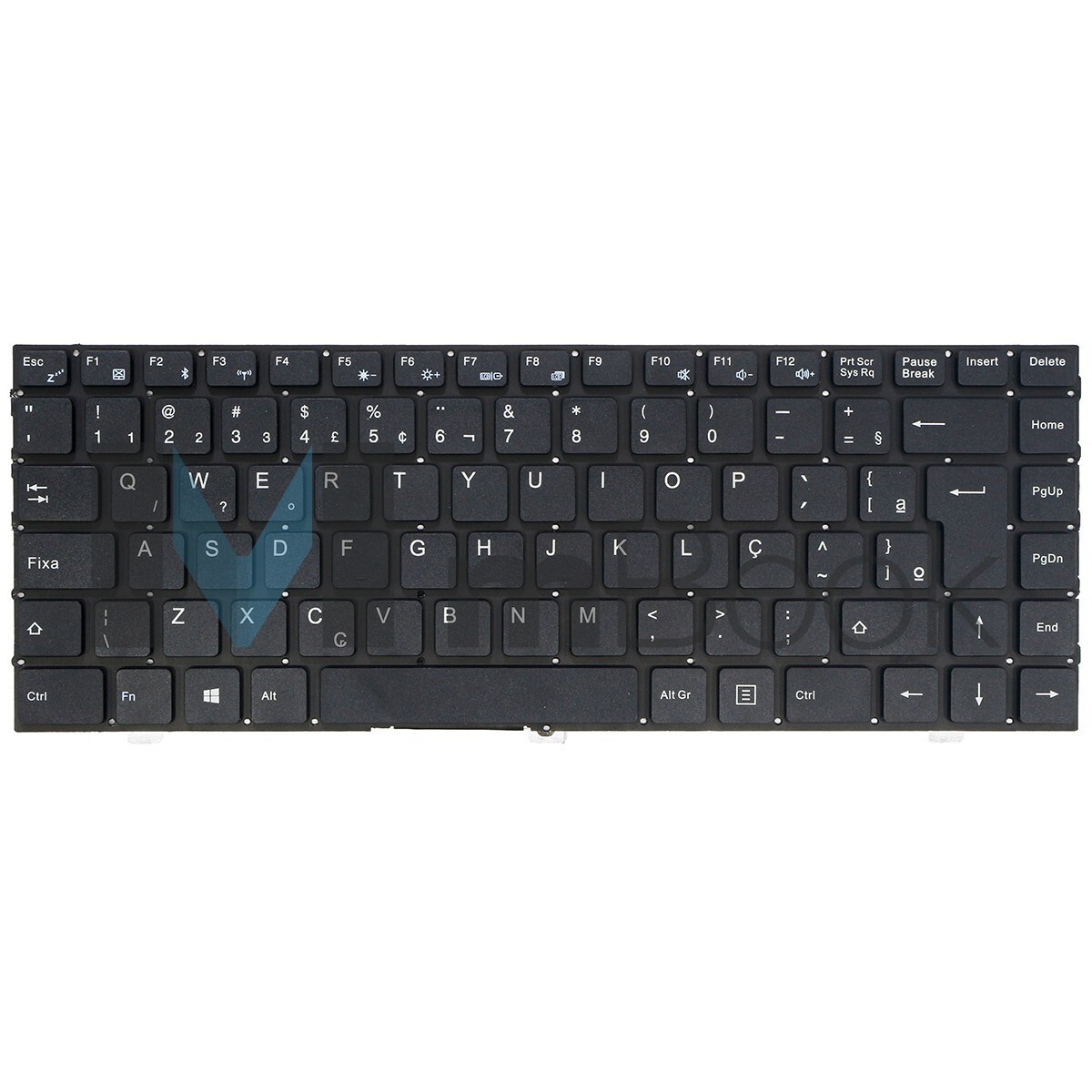 Teclado para notebook compatível com PN PRIDE-K1640, 
