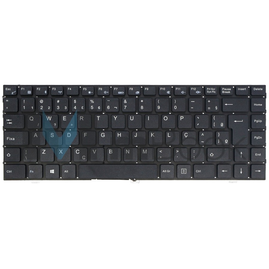 Teclado para notebook compatível com PN DK300