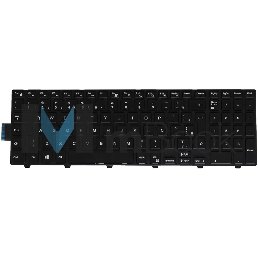 Teclado Dell Inspiron 15 P39f Pn: Pk1313g2b32 Retroiluminado