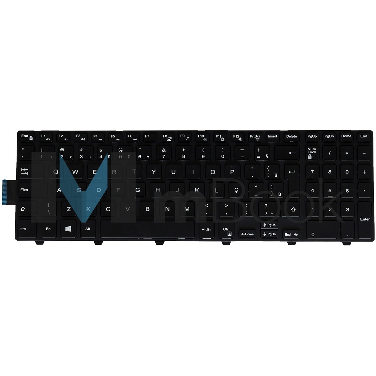 Teclado Dell Dell Inspiron 15 3552 3555 3565 Retroiluminado, 