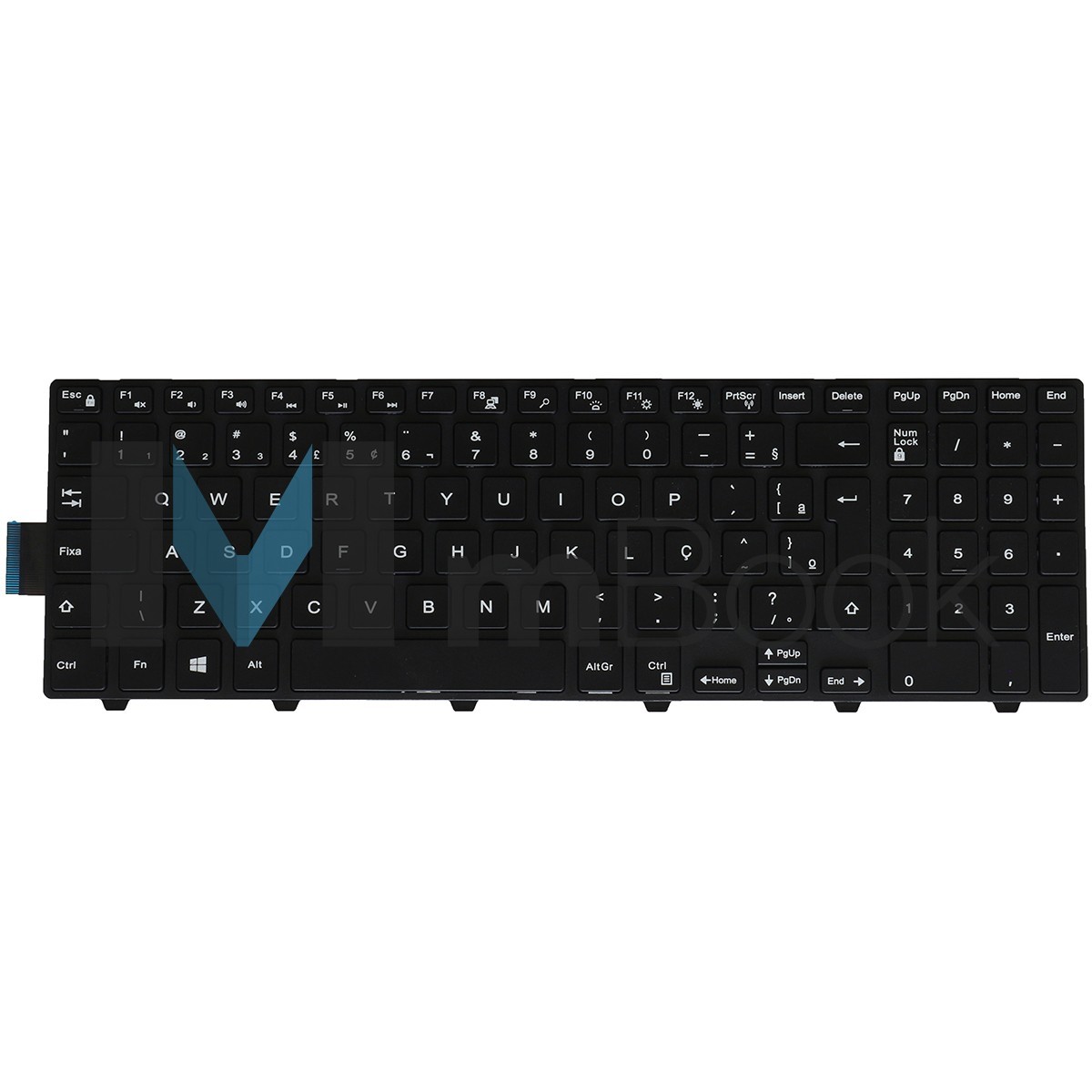 Teclado Dell Inspiron 15-5758 , 15-5759 Br Retroiluminado, 