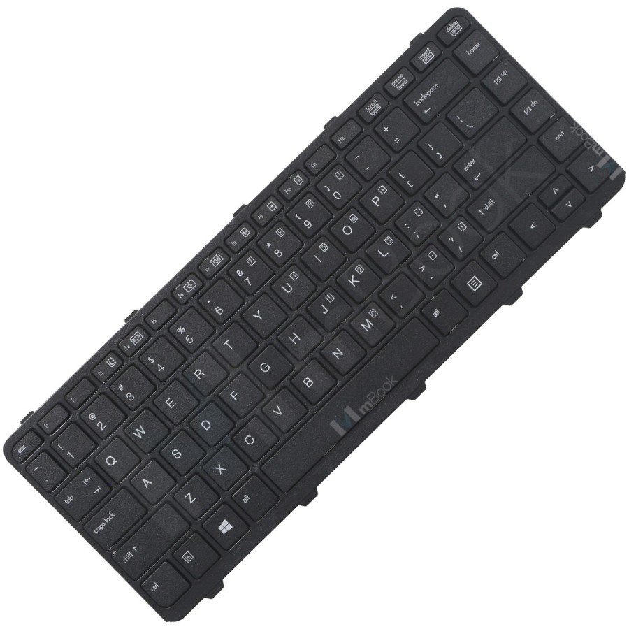Teclado para HP Probook compatível com 727765-001 Layout US, 
