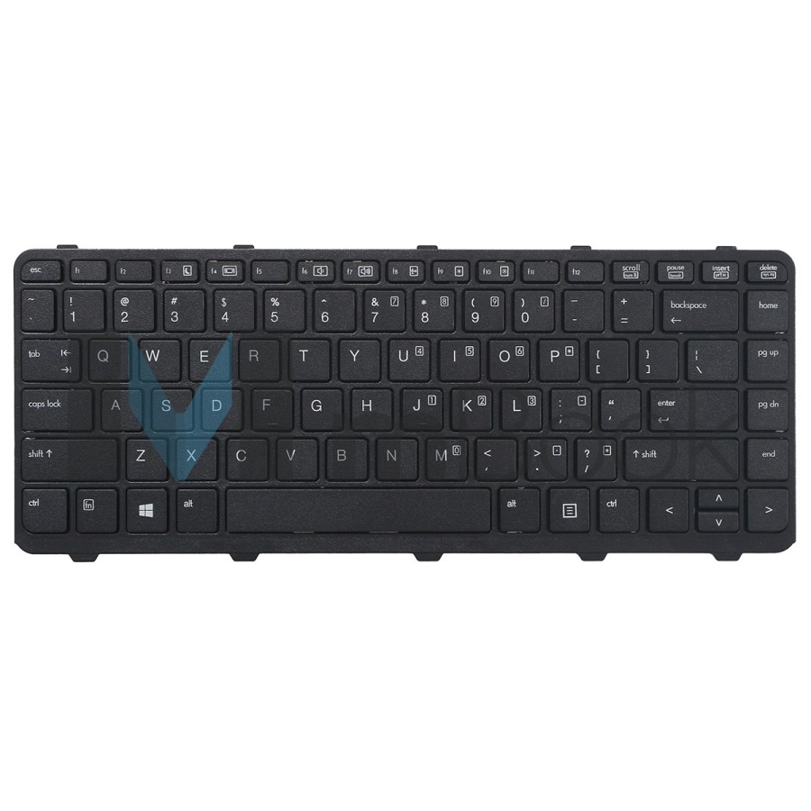 Teclado para HP Probook compatível com 727765-001 Layout US