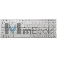 Teclado pra ASUS Vivobook X509UM X509FA US Prateado Teclado pra ASUS Vivobook X509UM X509FA US Prateado