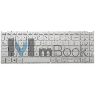 Teclado pra ASUS Vivobook X509UM X509FA US Prateado Teclado pra ASUS Vivobook X509UM X509FA US Prateado