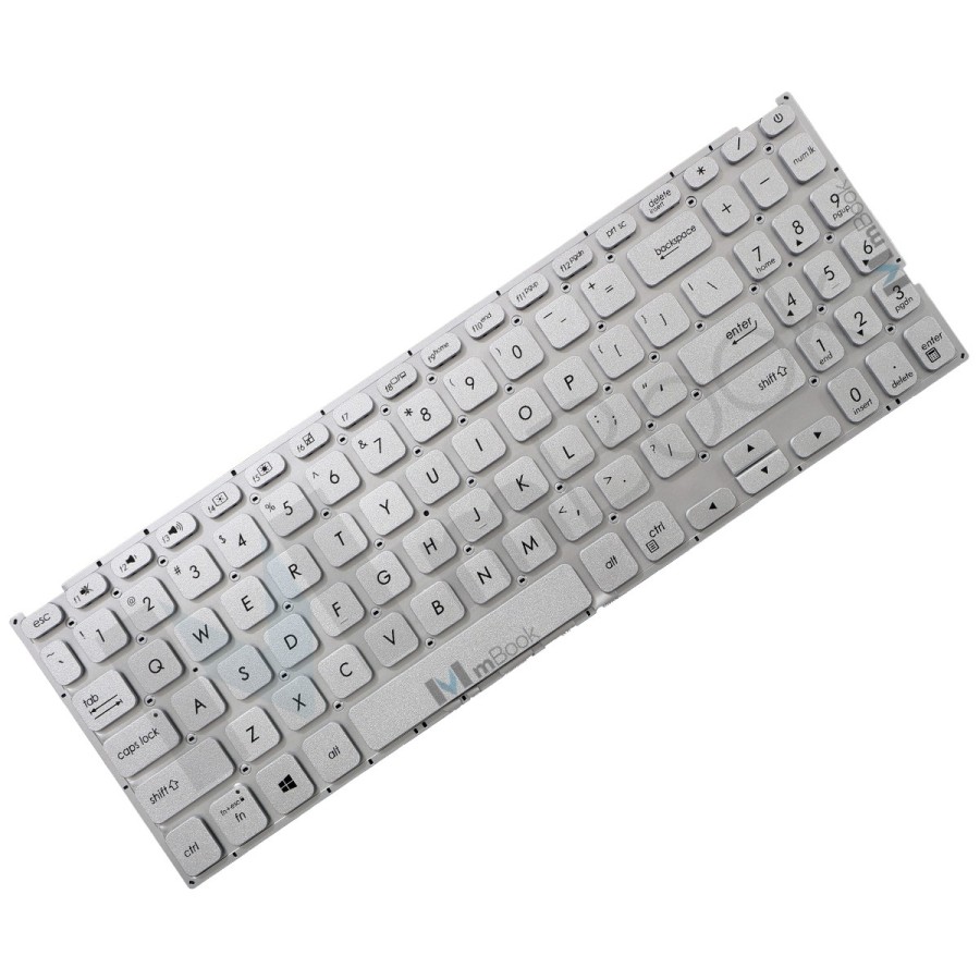 Teclado pra Asus Vivobook F512da-eb51 US Prateado